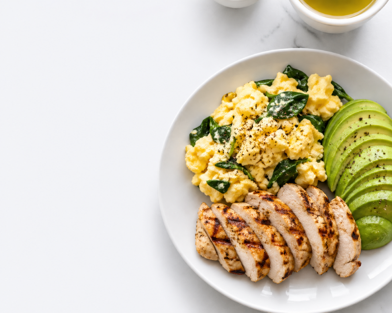 Protein breakfast morning fat burning routine